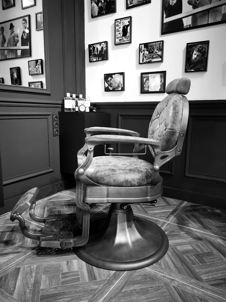 Portrait au salon Les Barbiers Parisiens